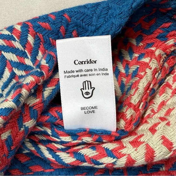 Corridor Mens Acid Plaid Short Sleeve Button Shirt Sz Medium Firecracker Camp C7 - Picture 4 of 8